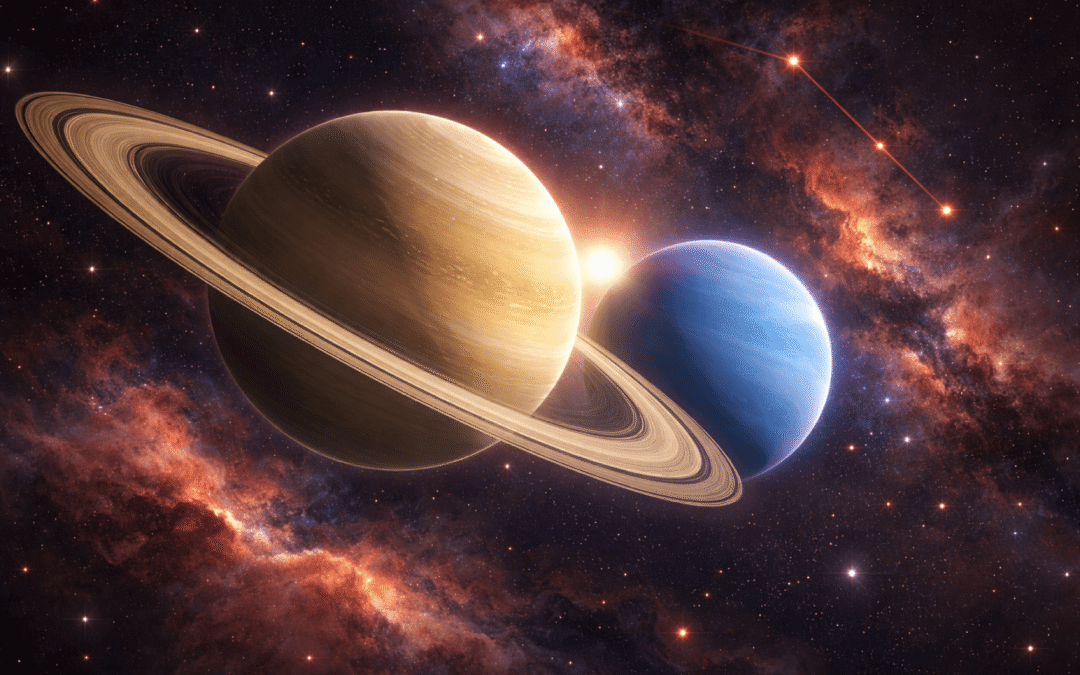 SATURNO Y NEPTUNO EN CONJUNCIÓN EN EL GRADO 0 DE ARIES (20 DE FEBRERO DE 2026): LA CONJUNCIÓN QUE LO CAMBIA TODO