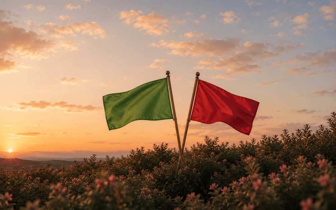 Las red flags vs las green flags de Aries