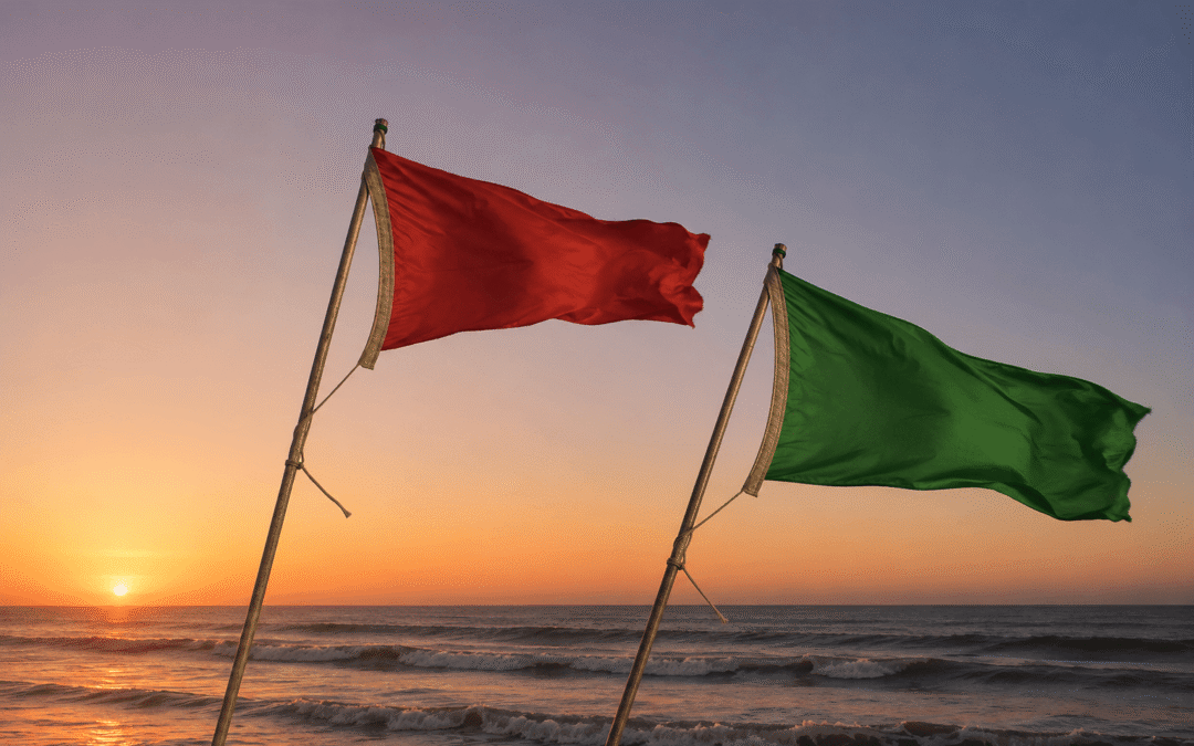 Las red flags vs las green flags de Virgo