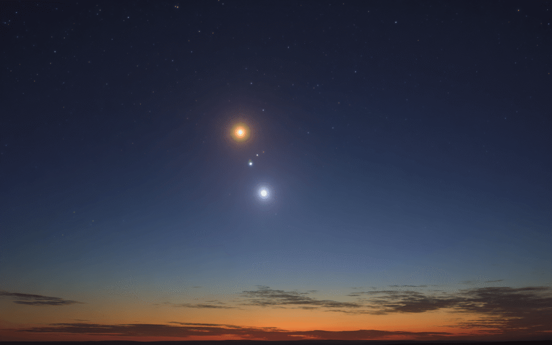 Venus y Júpiter se encuentran en el cielo el 9 de junio: el espectáculo más mágico de junio llega con regalo astrológico